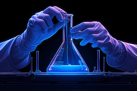 實(shí)驗(yàn)儀器插畫 科學(xué)與藝術(shù)的交匯